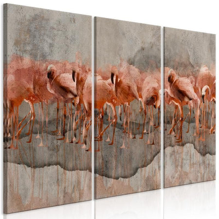 Quadro - Flamingo Lake (3 Parts)