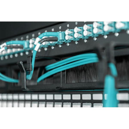 1U cable management panel