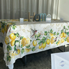 Tovaglia da tavolo con tovaglioli Botticelli Home Limonata