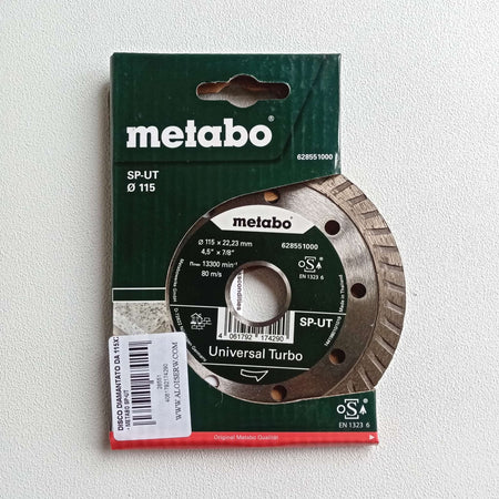 Metabo 115x22,23mm SP-UT Universal Turbo disco diamantato per edilizia