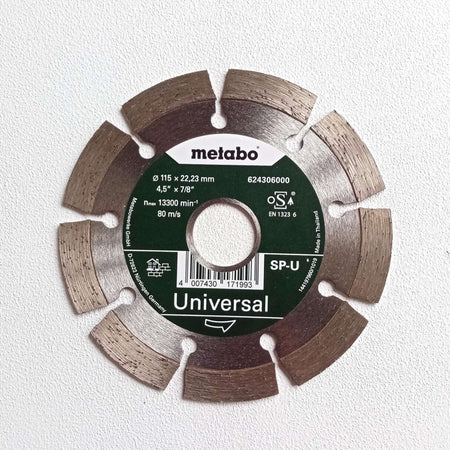 Metabo 115x22,23mm SP-U Universal disco diamantato per edilizia