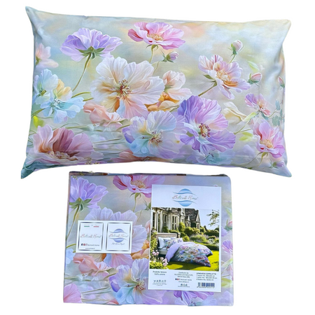 Lenzuolo Copriletto Matrimoniale Garden Botticelli Home in cotone