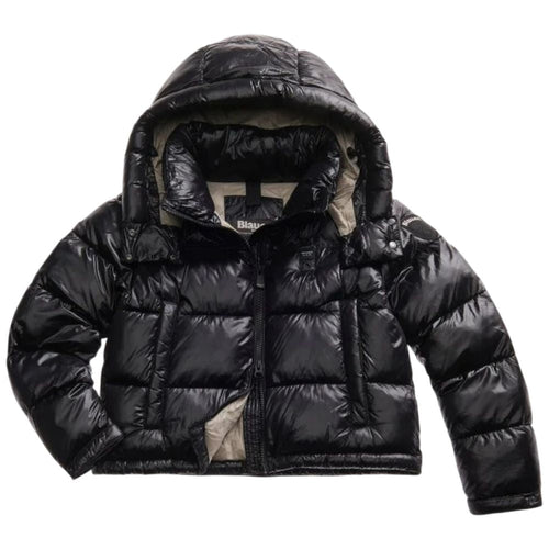 Blauer piumino eco nero Gloria 25WBLDC02170