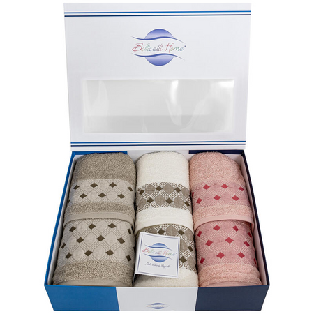 Asciugamano bagno viso e ospite Botticelli Home Tulum