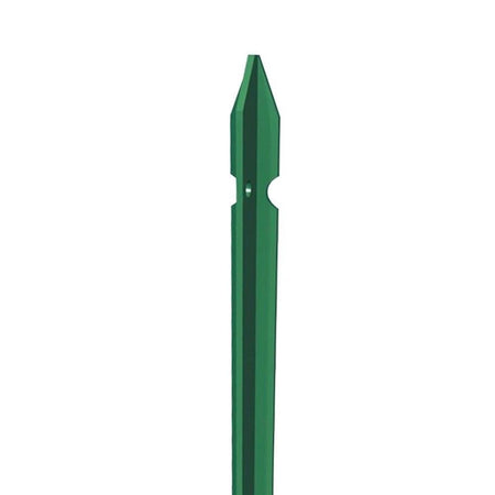 Palo recinzione plastificato a "t" in acciaio (h 100 cm - verde)