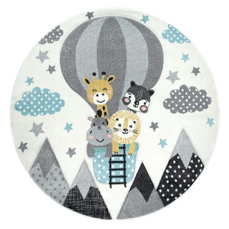 Tappeto cameretta Mongolfiera per bambini