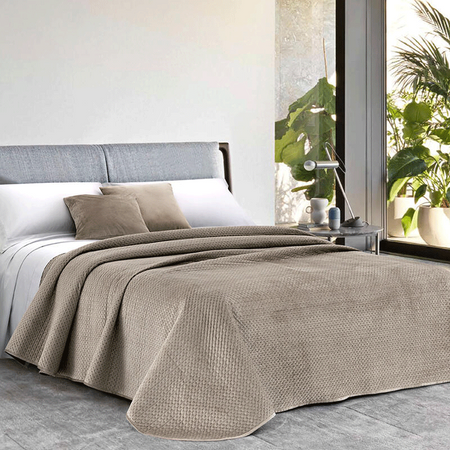 Trapuntino matrimoniale Velvet in velluto