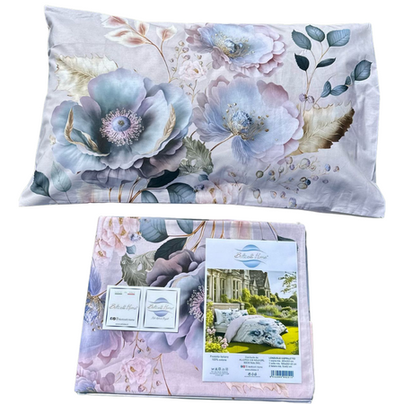 Lenzuolo Copriletto Matrimoniale Ludovica Botticelli Home in cotone