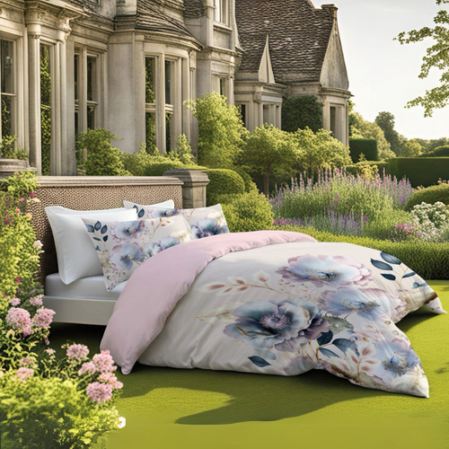 Lenzuolo Copriletto Matrimoniale Ludovica Botticelli Home in cotone