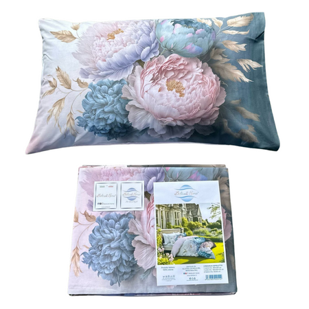 Lenzuolo Copriletto Matrimoniale Emerald Botticelli Home in cotone