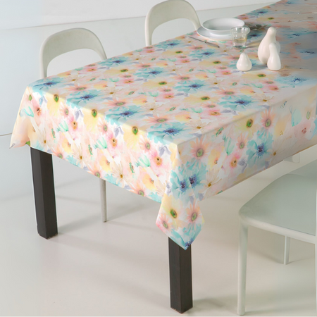 Tovaglia da tavolo con tovaglioli Botticelli Home Fiorito