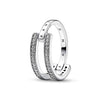 Pandora - Anello Doppia Fascia Logo e Pavè