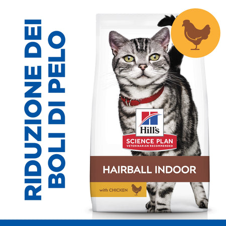 Hill's Hairball Indoor secco Gatti Adulti pollo
