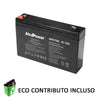 Alca Power batteria al piombo da 6V 7Ah ricaricabile per UPS e illuminazione di emergenza