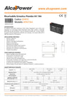 Alca Power batteria al piombo da 6V 7Ah ricaricabile per UPS e illuminazione di emergenza