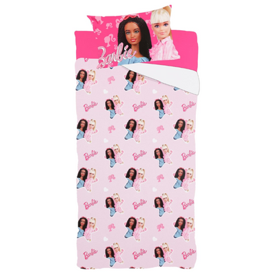 Lenzuola Barbie letto singolo in cotone