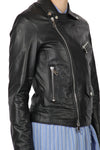 3JOLIE 3jolie - Giubbotto in pelle - 451426 - Nero da donna
