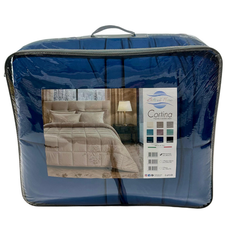 Trapunta matrimoniale in velluto Cortina Botticelli Home