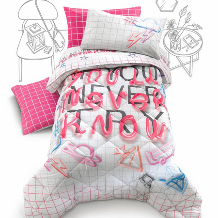 Trapunta singola Gabel You in cotone