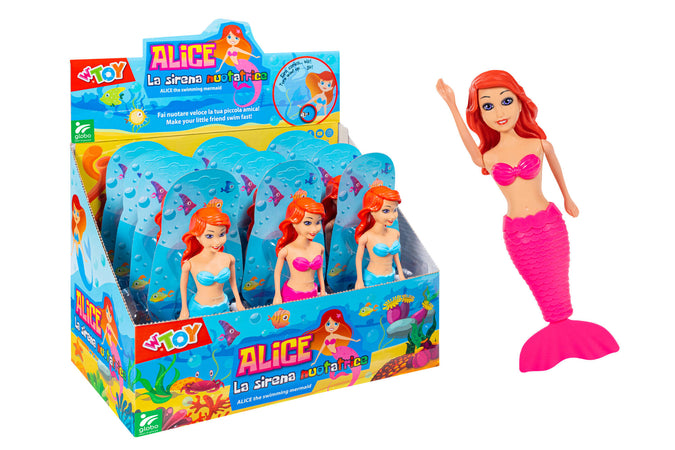 Sirena a Molla 18 cm 2 colori