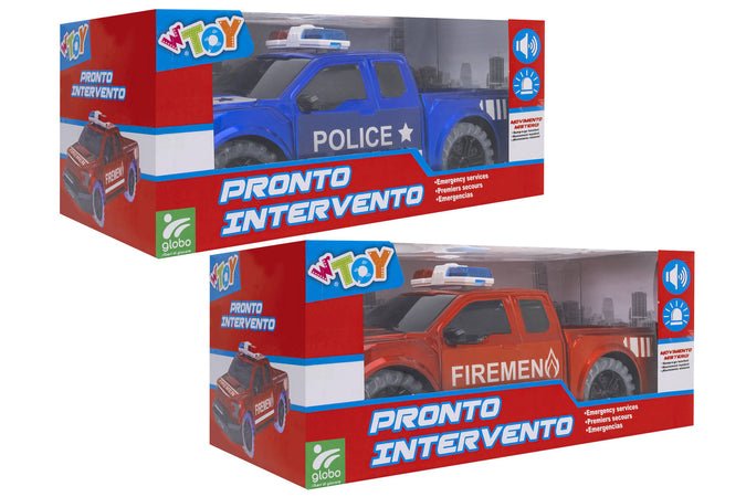 Auto Polizia/Pompieri con Luci e Suoni