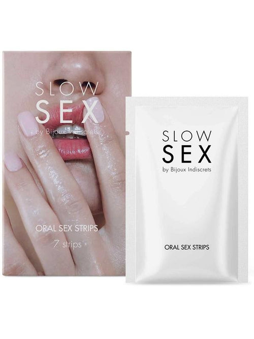 Bijoux Indiscrets - Slow Sex Oral Sex Strips Menta