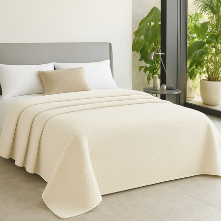 Trapuntino matrimoniale Velvet in velluto