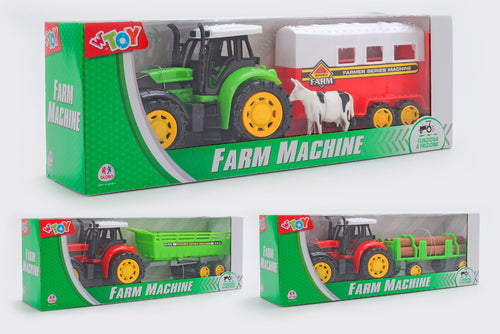 Trattore a Frizione con rimorchio