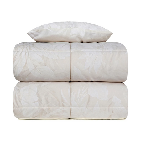 Trapunta matrimoniale in velluto Kenya con cuscino arredo