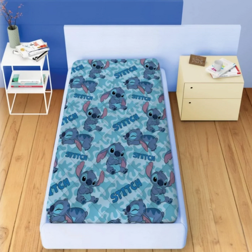 Trapunta Stitch invernale per letto singolo