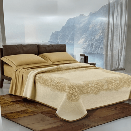 Coperta matrimoniale in pura lana Nuvola
