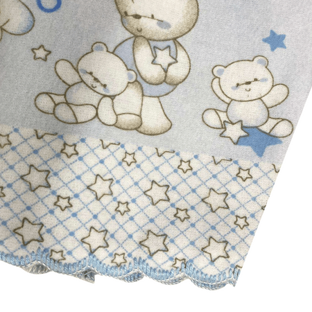 Lenzuola lettino neonato flanella Nazareno Gabrielli Bear