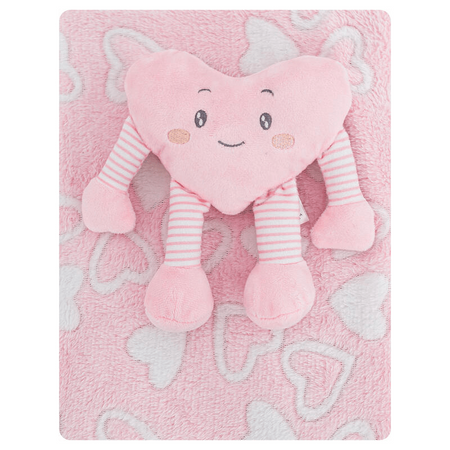 Plaid bambino con peluche Diamond