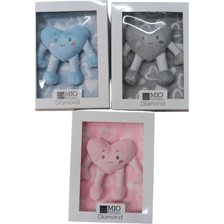 Plaid bambino con peluche Diamond