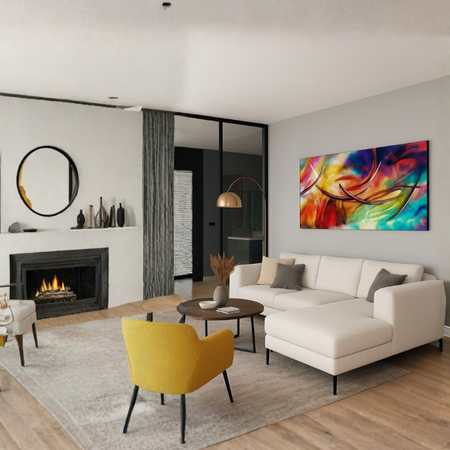 Quadro Danza dell'arcobaleno