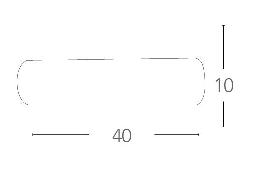 Applique Vetro Bianco Disegno Onde Moderna Led 16 watt Luce Naturale