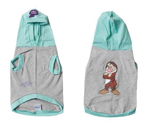 T-Shirt con cappuccio per cani Sette Nani