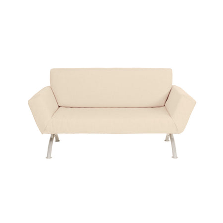 Divano letto trasformabile 2 Posti "Plutone" a cricchetto con materasso "Made in Italy"