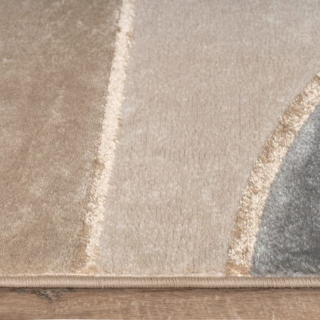 Tappeto moderno astratto a pelo corto Tuareg grigio