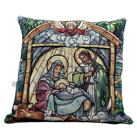 Cuscino natalizio Botticelli Home Sacra Famiglia