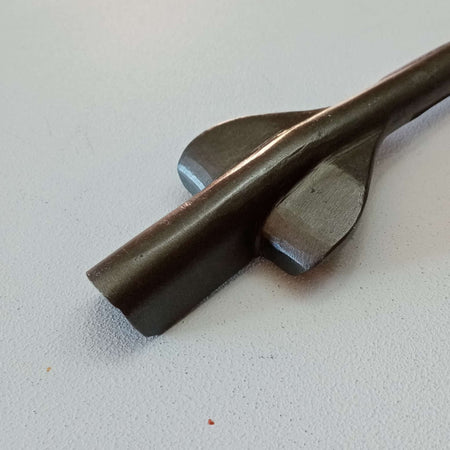 Benman scalpello punta a sgorbia da 23mm ed alette per tassellatore sds-plus - lunghezza 380mm