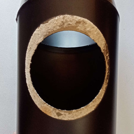 Curva a 45 gradi con ispezione da 150mm per stufa a legna