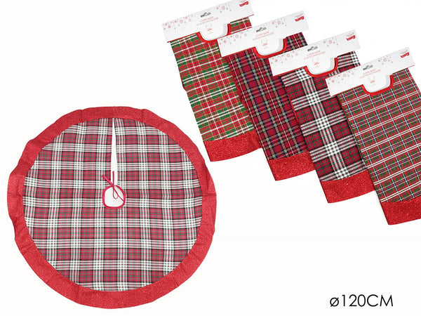 Copribase Albero scozzese 120cm