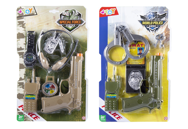 Pistola con  accessori in 2 assortimenti