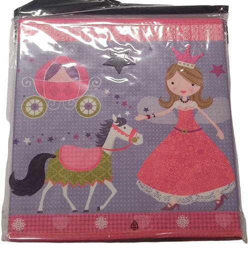 DOMOPAK - SCATOLA CUBICA LIVING PER ORGANIZZAZIONE CAMERETTA 32x32x32CM - PESCIOLINI / PRINCIPESSA CON CAVALLO
