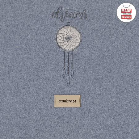 Coperta Polare 80X110X1 Cm Nordic Azzurro