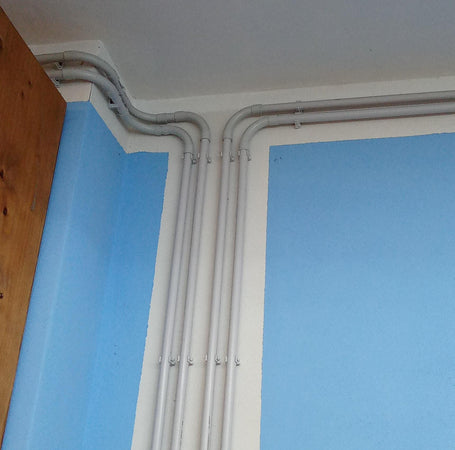 Curva per tubo rigido 20mm - 5pz per impianti elettrici a parete colore grigio