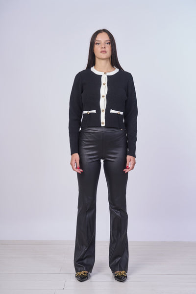 Giacca bianca e nero