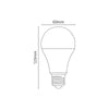 Alca Power A60 16W 175-250V 1600LM 4000K E27 lampada classica a led