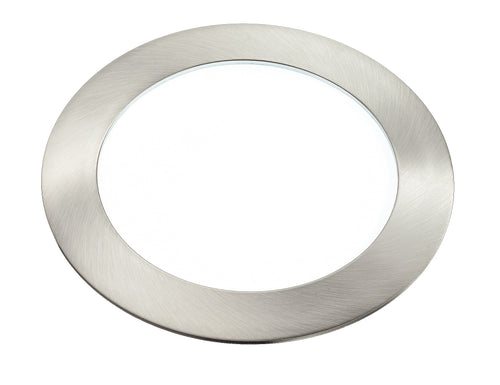Faretto led a incasso nickel dalla forma semplice 18 watt 4000 kelvin